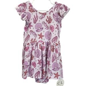 Caden Lane Sleeveless Twirl Bodysuit | Tiny Tides Pink NWT 18-24 months